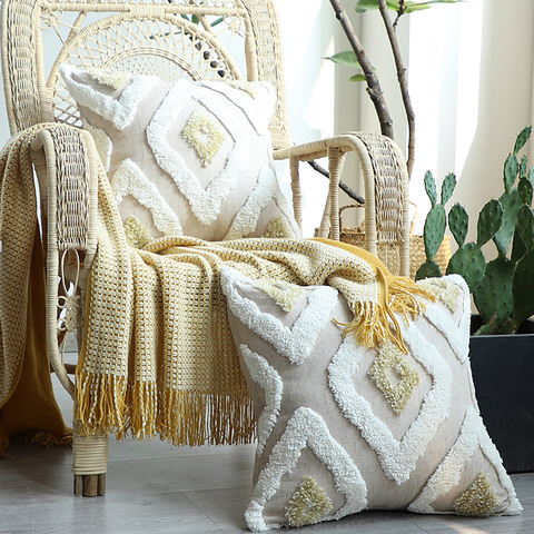 Marroquí estilo funda de cojín 45x4 5cm/30x50cm Plillow decoración del hogar diamante distintos para sofá cama silla ► Foto 1/6