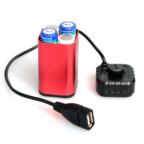 Kit de soporte de cargador de batería portátil, a prueba de agua, 5V, USB, 4X AA, caja de Banco de energía B2QA ► Foto 1/6