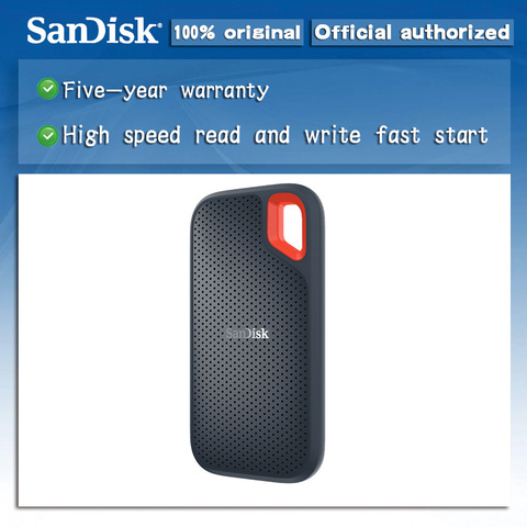 SanDisk-disco duro externo SSD E30, 1TB, 480GB, 520M, USB 3,1, HD, 2TB, para ordenador portátil ► Foto 1/6