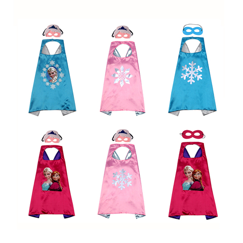 Capa de dibujo animado de Disney para niños, capa de frozen, Elsa, Anna, Elsa, regalo de cumpleaños y Navidad ► Foto 1/6