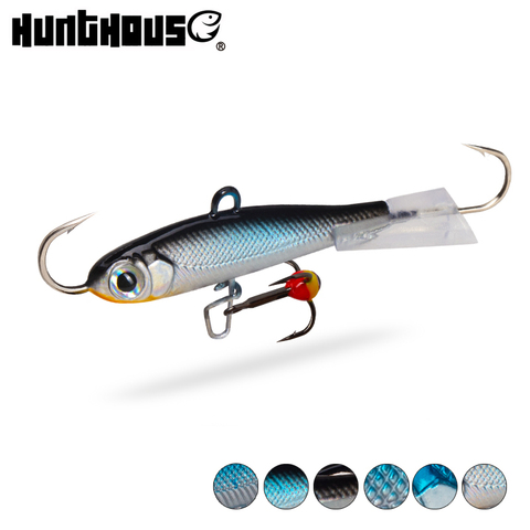 Hunthouse invierno señuelo para pesca en hielo 50mm 10g de plomo Jigging equilibrador bajo Pike carpa perca pesca abordar cebo duro ► Foto 1/6