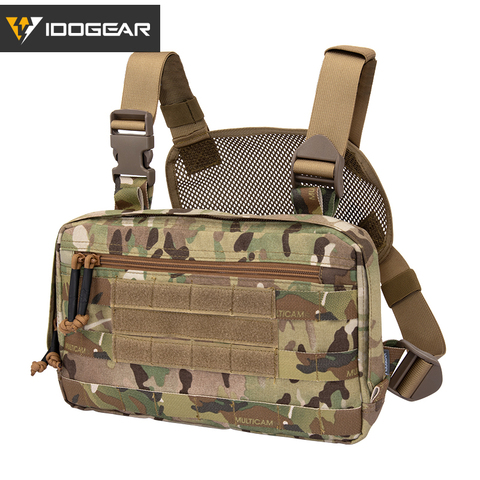 IDOGEAR-Bolso táctico para pecho, bolsa de hombro MOLLE, multiusos, de combate militar, EDC, 3537 ► Foto 1/6