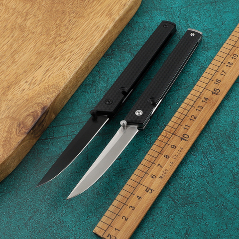 7096 CEO cuchillo de bolsillo 8Cr13 cuchillo de acero para la supervivencia al aire libre EDC de camping con vidrio reforzado de mango de Nylon ligero herramientas ► Foto 1/6