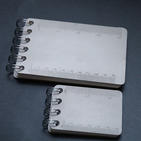 Bloc de notas EDC de aleación de titanio para exteriores, portátil, a prueba de agua ► Foto 1/6