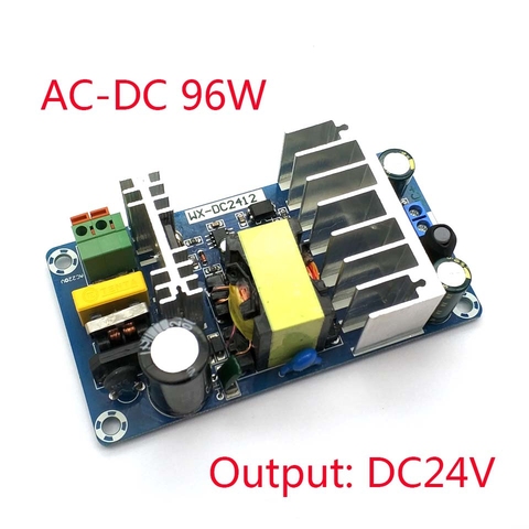 Módulo de fuente de alimentación, CC 24V 4A 6A a CA 110v 220v, Módulo del interruptor de la fuente de alimentación, placa de AC-DC 96W ► Foto 1/4