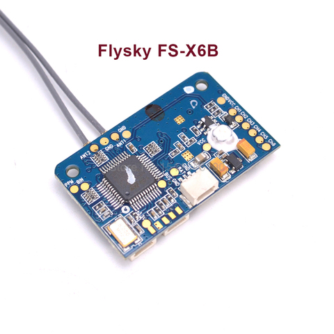 Flysky-receptor FS-X6B para cuadricóptero de control remoto, transmisor de FS-I6X de FS-i4, FS-i6, FS-i6S, FS X6B 2,4G PPM i-bus 6CH ► Foto 1/6