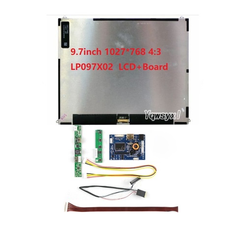 Placa controladora LCD con mando a distancia HDMI para Ipad 2, compatible con 1024X768, 9,7 