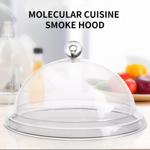 Campana de humo de cocina Molecular, cubierta transparente de grado alimenticio para humo, herramienta de cocina ► Foto 1/6