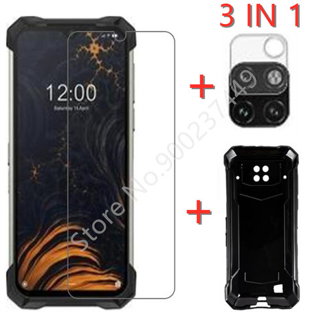 Funda 3 en 1 + cristal templado para cámara Doogee S88 Pro, protector de pantalla de vidrio para teléfono Doogee S88 2.5D ► Foto 1/6