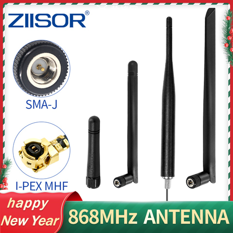 Antena omnidireccional de alta ganancia 3dBi a prueba de agua, 868MHz, conector macho SMA plegable, Mini módulo inalámbrico de antena LoRa 868 ► Foto 1/6