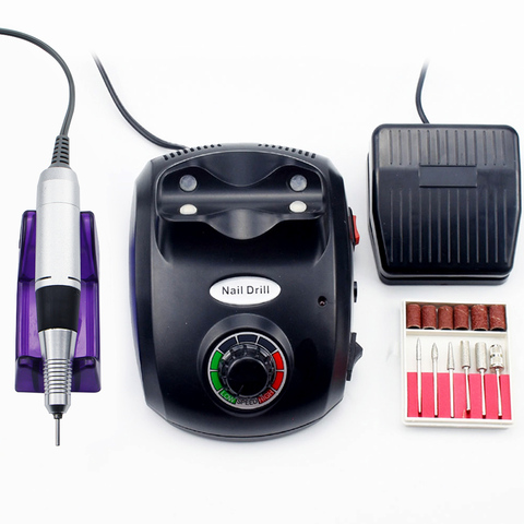 Máquina pulidora electrónica para uñas, Kit de manicura y pedicura, 35000/20000 RPM ► Foto 1/6