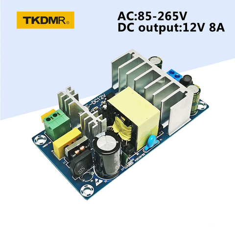 Módulo de fuente de alimentación TKDMR, interruptor de placa de alimentación de AC-DC, 12V, 8A, 100W, placa de circuito impreso de alta potencia, AC85 ~ 265V ► Foto 1/6