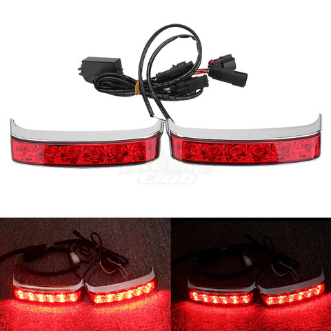 Equipaje de motocicleta embrague Led Turn correr freno trasero luz trasera para Harley Touring Road King Street Glide CVO limitado 2014-2022 ► Foto 1/6