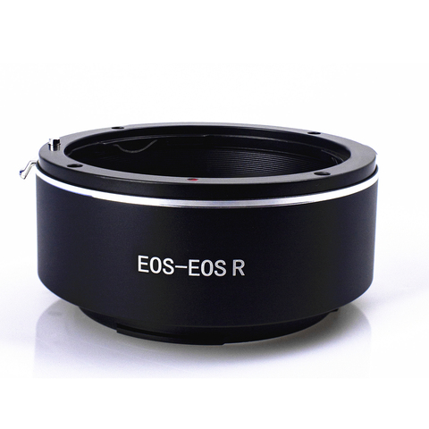 Adaptador de objetivos de montaje con anillo para Canon EOS EF EF-S lente para E0S R RP R5 R6 EOSR RF Cuerpo de Cámara ► Foto 1/6