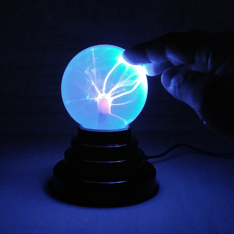 Lámpara de Lava de un rayo de luz de la noche de Plasma mágico bola Retro Luz de 3 pulgadas niños fiesta de Navidad de Cristal regalo de decoración de la habitación ► Foto 1/6