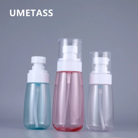 UMETASS-botella de viaje vacía, contenedor de plástico para cosméticos, 30ML/60ML/80ML/100ML, portátil, multiusos, 1 Uds. ► Foto 1/6