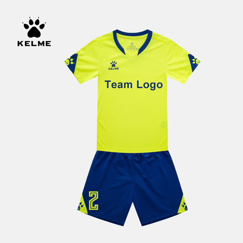 KELME-uniforme de fútbol para niños, traje personalizado de verano, uniforme de equipo de entrenamiento de tiburón, ropa deportiva, 3803099 ► Foto 1/6