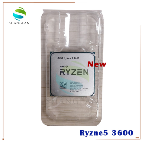 AMD-procesador de CPU AMD Ryzen 5 3600 R5 3600 3,6 GHz, seis núcleos, 12 hilos, 7NM 65W L3 = 32M, 100-000000031 Socket AM4 ► Foto 1/1