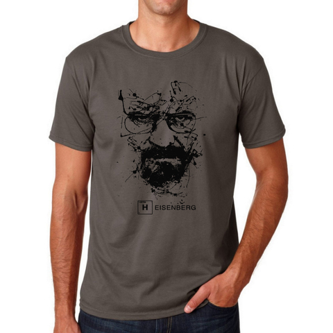 COOLMIND-Camiseta de algodón 100% breaking bad para hombre, Camiseta holgada divertida de verano, Camiseta con estampado de heisenberg para hombre ► Foto 1/6