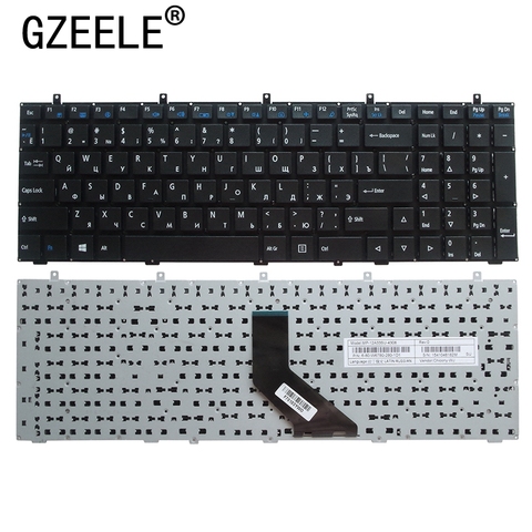 GZEELE. Nuevo para CLEVO W370ET W350ET W370SK W350ST SK W355ST W370ST W355 W370 W670SC W670SR W350SS ruso teclado del ordenador portátil. ► Foto 1/5