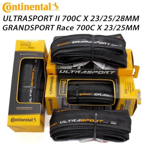 Continental ULTRA SPORT II-neumáticos plegables para bicicleta de carretera, llantas originales para gran deporte de carrera, 700x23/25C 28c ► Foto 1/6