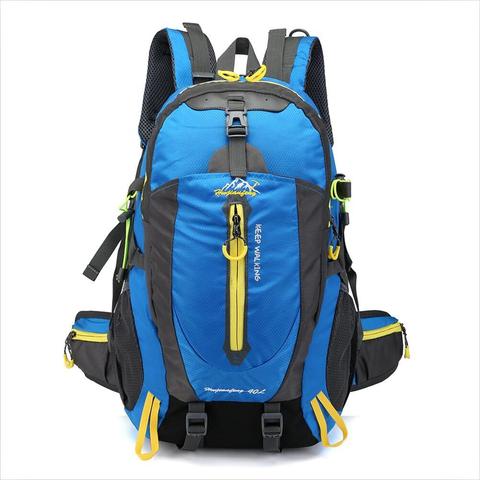 Mochila impermeable de escalada, morral deportivo impermeable de 40L, mochila de viaje para acampar, senderismo, bolsa de trekking, unisex ► Foto 1/6