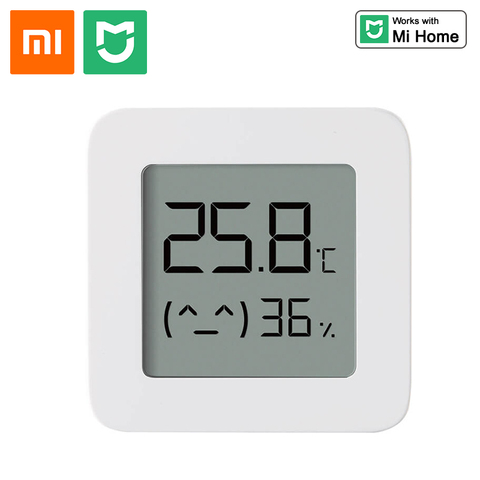 Xiaomi Mijia-termómetro con Bluetooth, higrómetro 2, Sensor inalámbrico, Digital, inteligente, LCD, termohigrómetro eléctrico 2 que funciona con Mi Home ► Foto 1/6