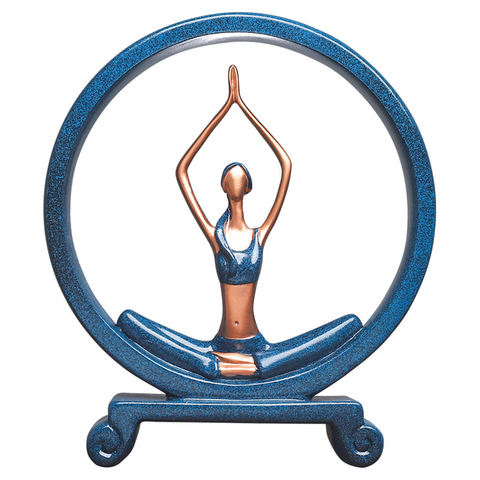 Figuras de resina para chicas de estilo europeo para Yoga, adornos, figuritas decorativas para el hogar, accesorios para adornos para el salón, decoración del hogar ► Foto 1/6