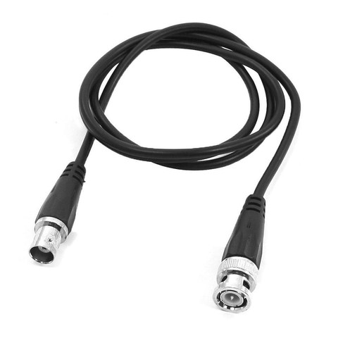 1M BNC conector macho a hembra extensión CCTV Coaxial de Cable de línea de hombre a hombre de supervisión de la seguridad de 0,5 m 2m 3m 5M 3.3ft negro ► Foto 1/5