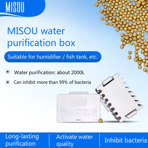 Misou-humidificador sin niebla, caja Bacteriostática de purificación de agua, artefacto para pecera, accesorios disponibles ► Foto 1/5