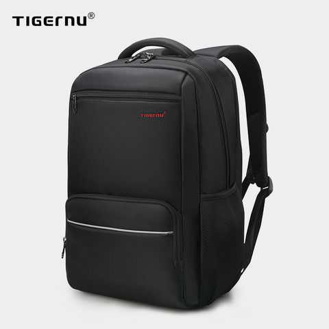 Tigernu-Mochila antirrobo de 15,6 pulgadas para hombre, morral impermeable con carga USB para ordenador portátil de negocios, escolar para adolescentes ► Foto 1/6