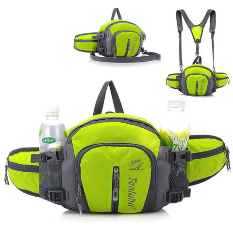 Mochila GRANDE para correr de 5L para hombre y mujer, bolsa para deportes al aire libre, ciclismo, mochila de hombro, riñonera para senderismo, acampada, botella de montar ► Foto 1/6