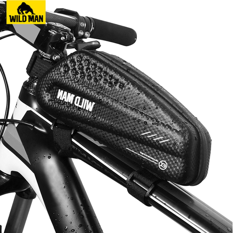 Bolso de bicicleta de montaña para hombre salvaje, Top Tube Pannier, impermeable, bolsa de bicicleta, marco frontal para bicicleta, Accesorios Mtb ► Foto 1/6