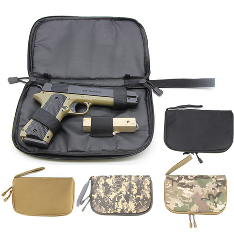 Bolsa de transporte para pistola táctica, funda de pistola portátil, portador de pistola, protección suave, accesorios militares de caza ► Foto 1/6