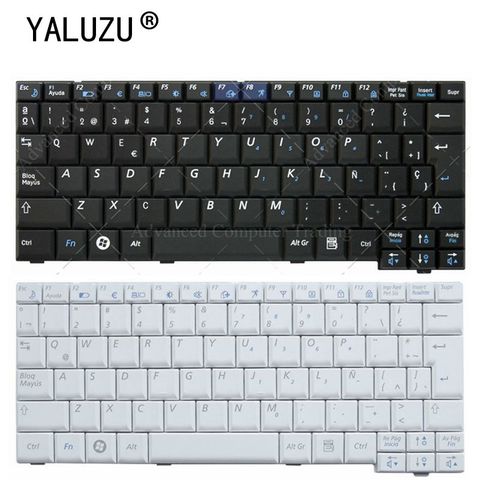 SP portátil teclado para SAMSUNG NC10 ND10 N140 N128 N130 N110 N108 N135 España blanco negro ► Foto 1/4
