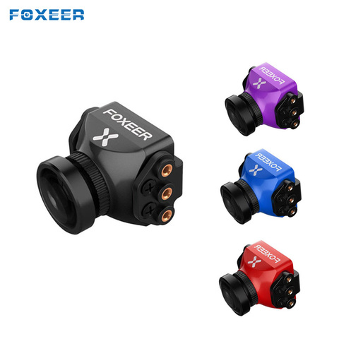 Foxeer-Mini cámara de latencia estándar/Predator 4 Super WDR 4ms, 1000TVL OSD 4:3 16:9 NTSC PAL FPV, para multicóptero de modelos RC ► Foto 1/6