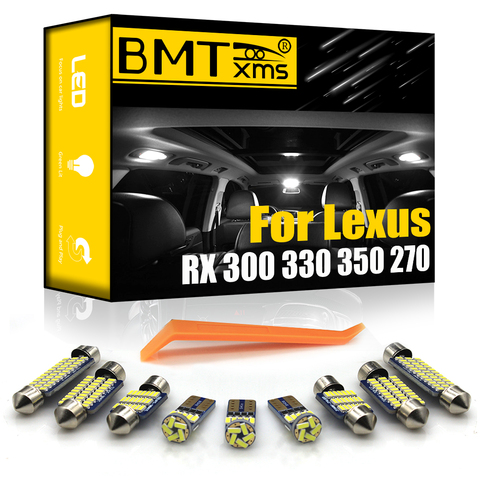 BMTxms Canbus para Lexus RX 300, 330, 350, 270, 400h a 450h RX300 RX330 RX350 RX270 RX400h RX450h 1998-2022 Auto luz LED Interior ► Foto 1/6