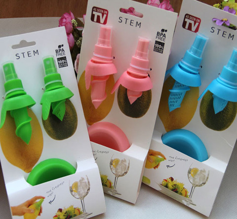 2 unids/set hogar Gadgets De Cocina limón pulverizador jugo De frutas Citrus Spray herramientas De Cocina Accesorios De Cocina 9Z ► Foto 1/5