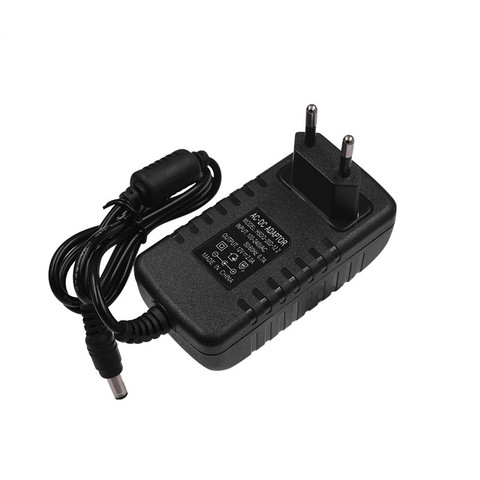 Adaptador convertidor de 12V y 2A CA 100V-240V, fuente de alimentación CCTV de 2000mA, enchufe europeo de 5,5mm x 2,1-2,5mm para cámara LED CCTV ► Foto 1/3