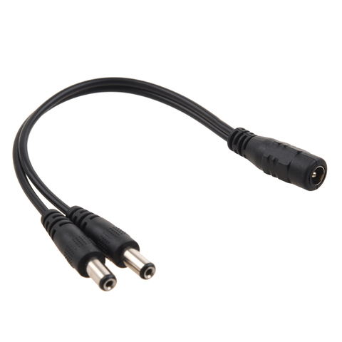 Cable bifurcador de corriente para cámara de videovigilancia, probador POE cctv IP 2 uds. DC 1 a 2 macho 5,5x2,1mm ► Foto 1/4