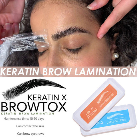 Kit de laminación para cejas, salón de belleza profesional, para uso en el hogar, levantamiento de cejas seguro, Kit de levantamiento de cejas portátil, Gel para cejas ► Foto 1/6