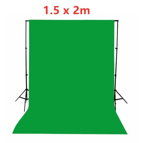 1,5x2m fotografía fondo de estudio de fotografía telón no tejida de Color sólido pantalla verde tela de fondo para estudio de fotografía, Video ► Foto 1/6