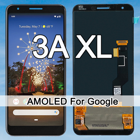 Original Amoled de Google para Google Pixel 3A XL pantalla LCD de montaje de digitalizador con pantalla táctil G020C G020G G020F Pixel 3AXL pantalla LCD ► Foto 1/6