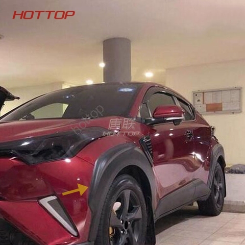 Cubierta protectora de labios para coche Toyota CHR, guardabarros, arco de rueda, ceja, cubierta embellecedora sin pintar, estilo de coche, 2016, 2017, 2022, 19, 20 ► Foto 1/6