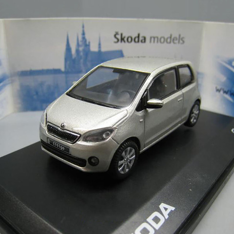 Escala 1:43 Diecast, vehículo de Metal fundido a escala, modelos de CITIGO SKODA, juguetes para niños adultos, juguetes para niños, colección de regalos de exhibición, recuerdos ► Foto 1/6