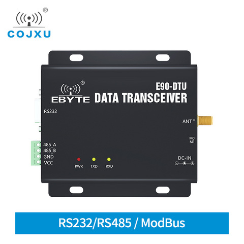 Modbus-módem LoRa PLC, transmisor inalámbrico de larga distancia, Lora, 425 ~ 450,5 MHz, 433MHz, 17dBm, RS232, RS485, Ebyte E90-DTU(433C17) ► Foto 1/6