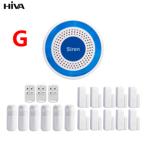 Sirena estroboscópica inalámbrica para interiores, sirena de sonido y luz de 433mhz, Mini sirena de seguridad para el hogar, sistema de alarma de sonido ► Foto 1/6