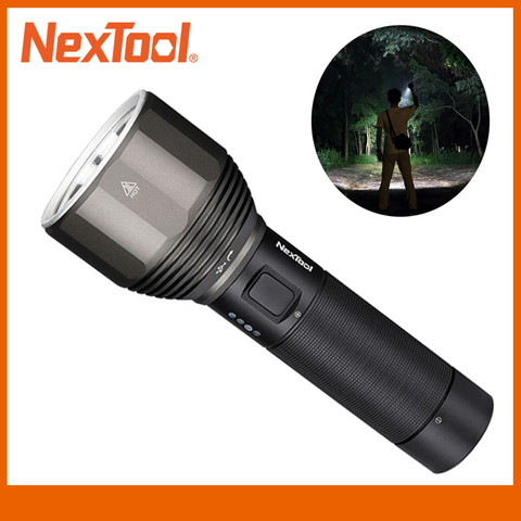 NexTool linterna recargable, 2000lm, 380m, 5 modos, resistente al agua, luz LED, tipo C, antorcha para Camping, de Youpin ► Foto 1/5