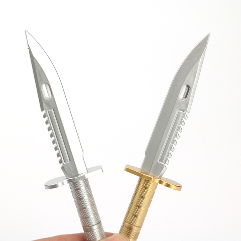 1 Pc cuchillo novedoso estilo pluma de Gel cuchillo Pongid bolígrafo de Gel de escritura papelería ► Foto 1/6