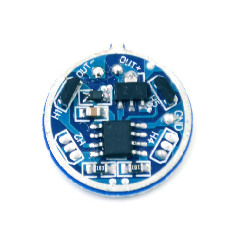 Placa de accionamiento de linterna controlada magnéticamente por JYL-9804 PCB, funciona con 1 Batería 18650 y placa controladora LED T6 Q5 R5 U2 XPE ► Foto 1/2